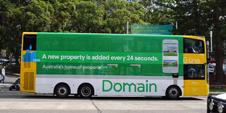 Sydney Buses MAN ND323F Gemilang Eco doubledecker B-Line 2850